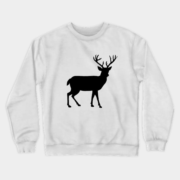 Dark Reindeer Crewneck Sweatshirt by DAGHO